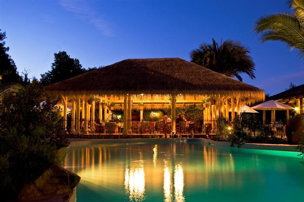 Hotel Santa Cruz Plaza Esterno foto The restaurant at the resort